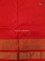 Red(Single Tone) - Ikkat Silk - Shop on ShrusEternity.com