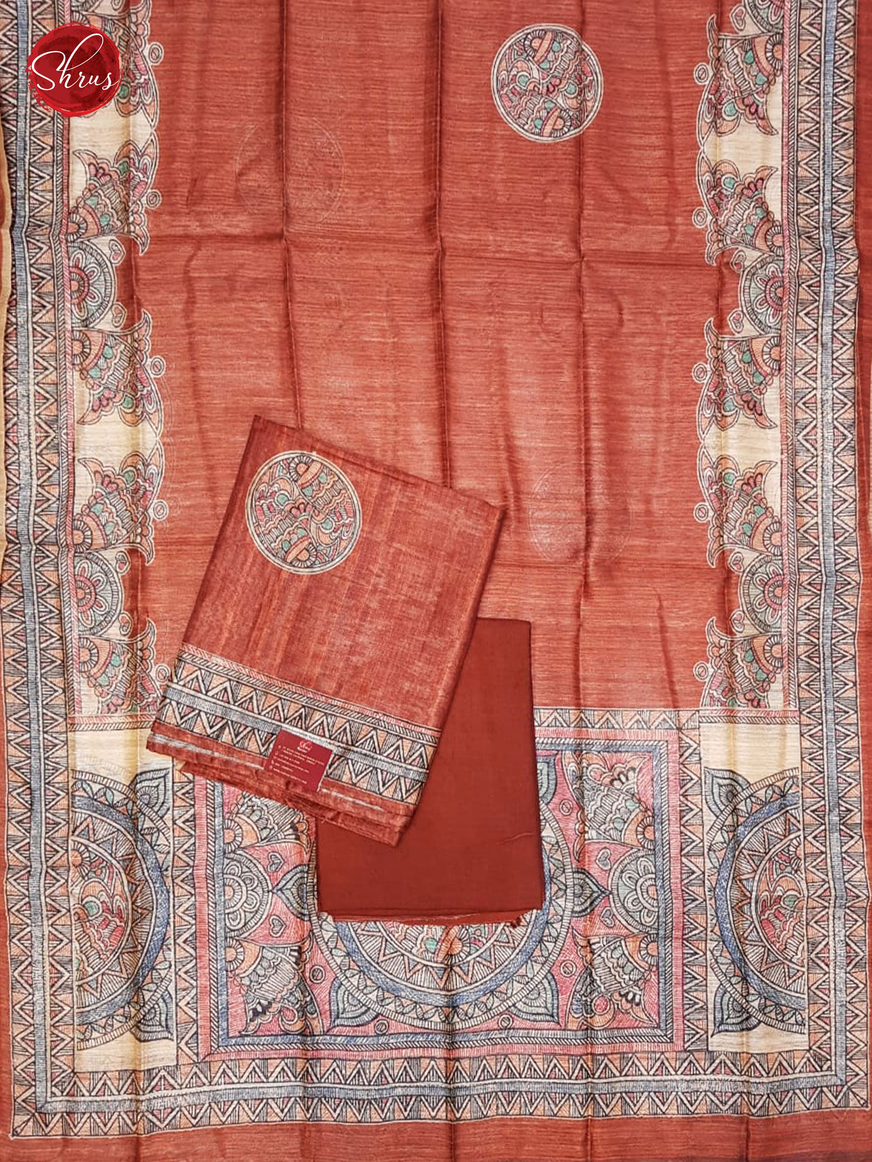 Brown - Matka Salwar Suit with Madhubani printed Tops and  Dupatta - Shop on ShrusEternity.com